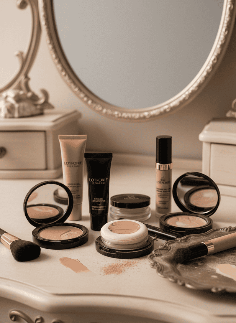 Heavy, Matte Foundations and Powders