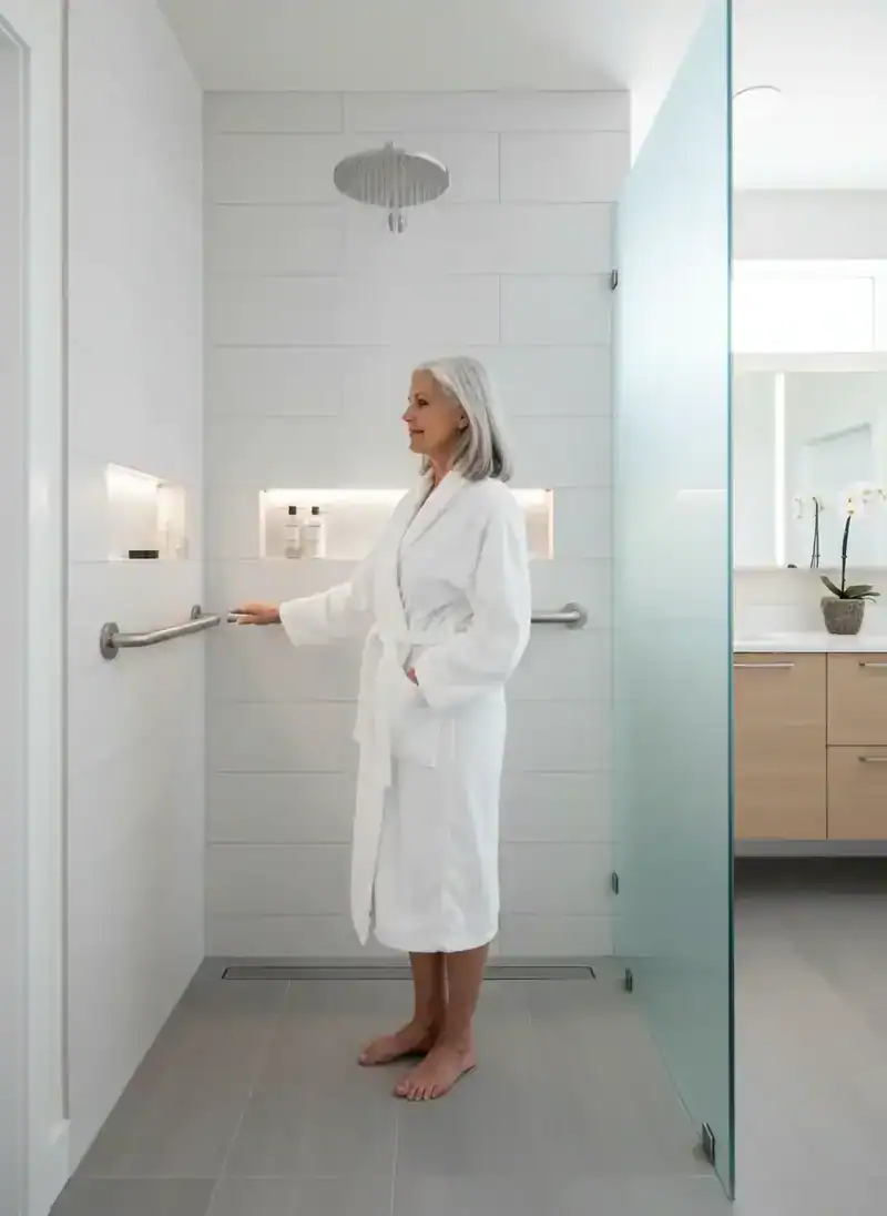 No-Curbs Walk-In Showers
