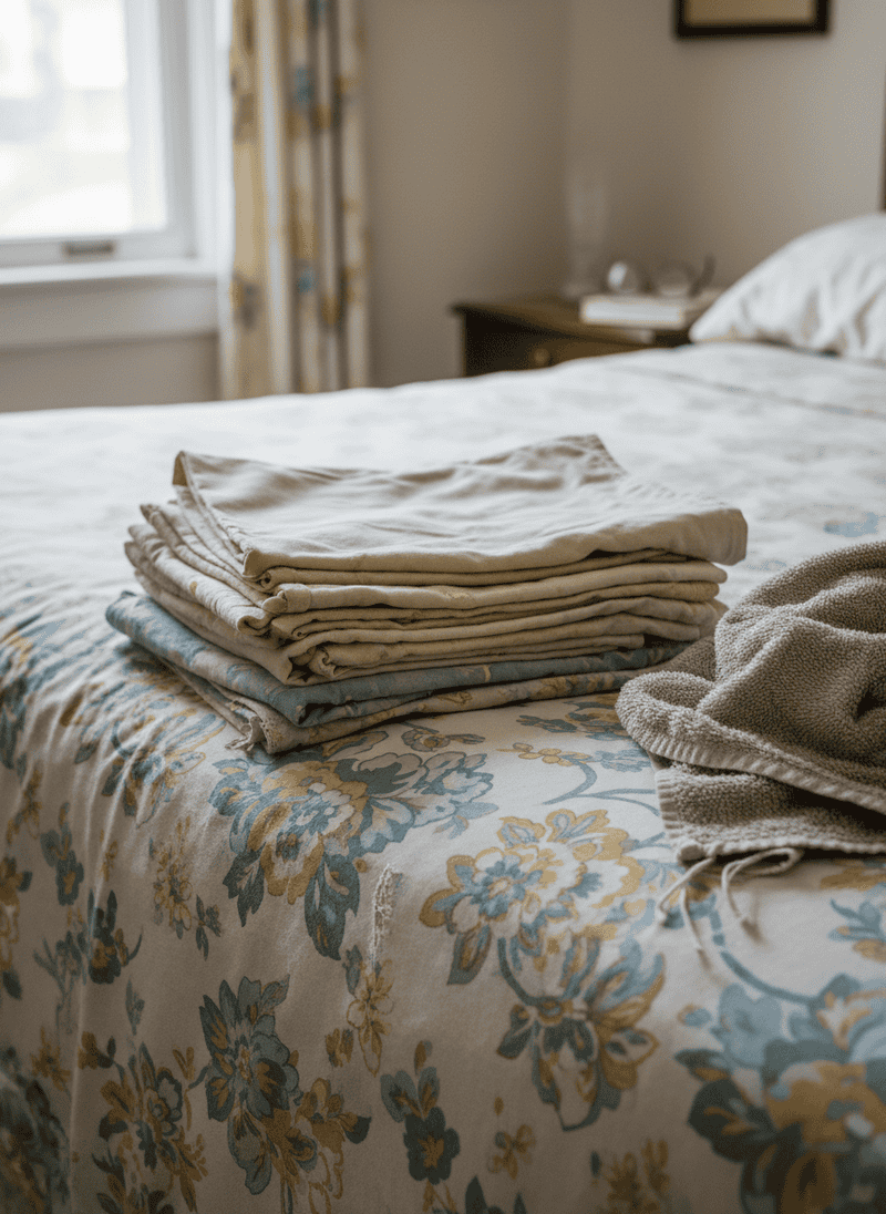 Outdated or Worn Linens