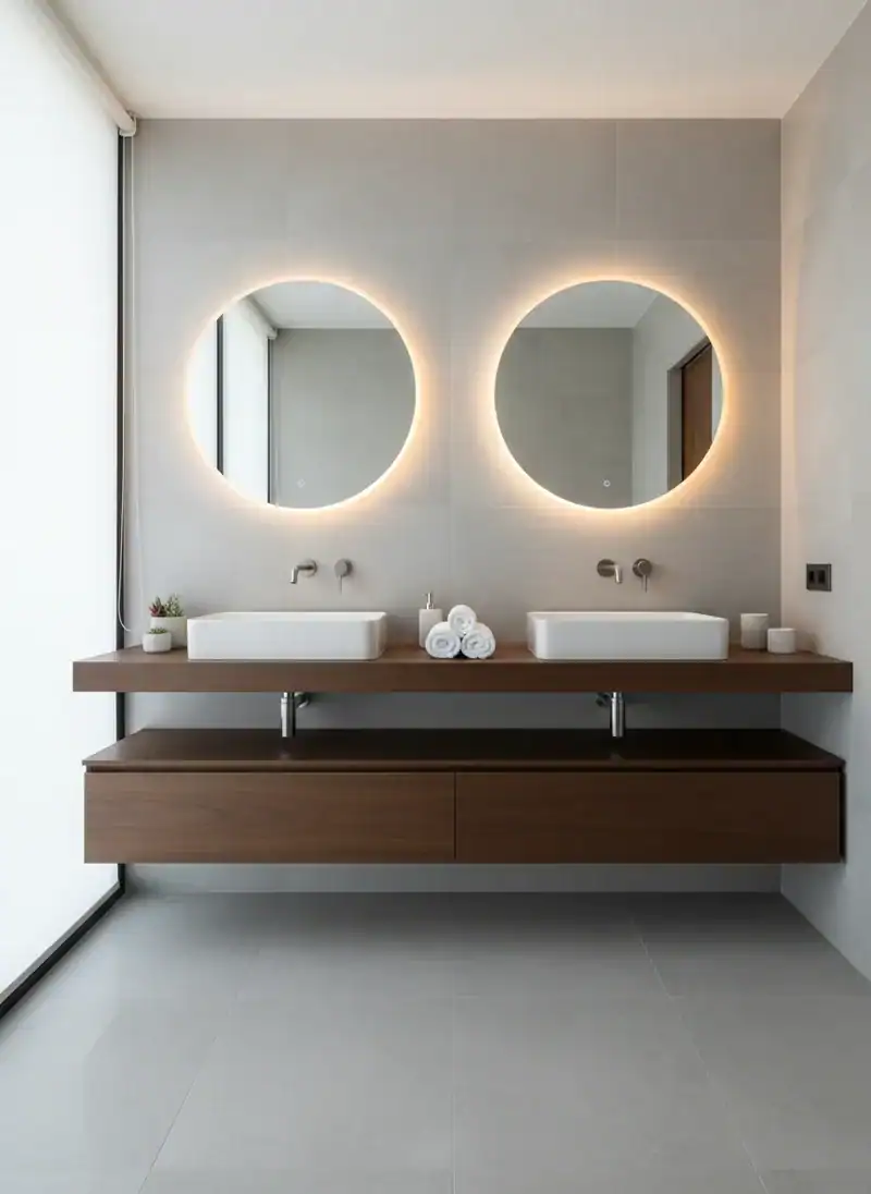 Sleek Floating Vanities