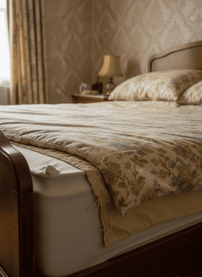 Using Outdated or Worn Bedding