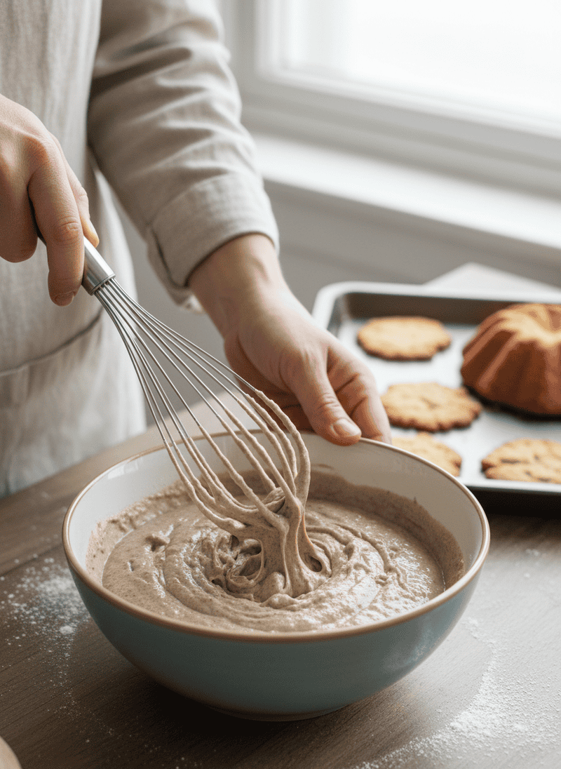 Over-mixing Dough or Batter