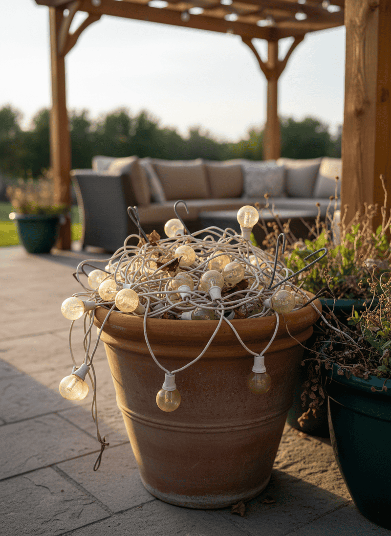 Tangled, Dull, or Improperly Installed String Lights