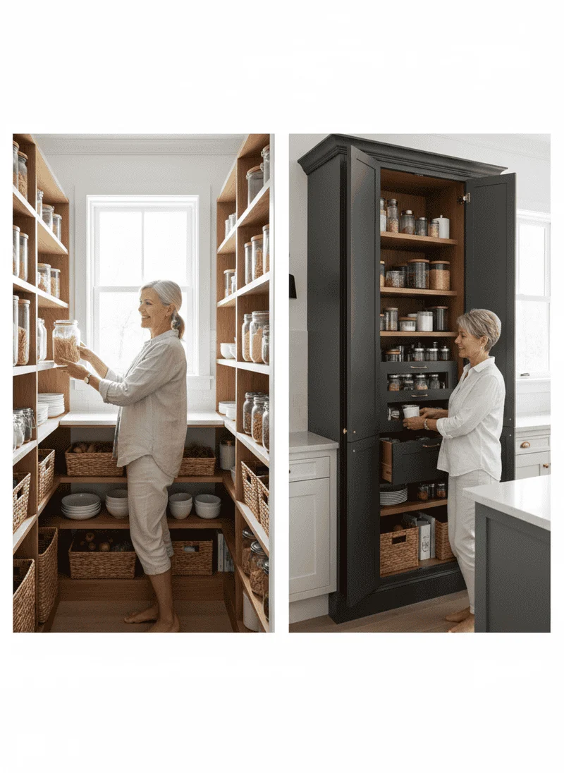 Walk-In Pantry or Dedicated Pantry Cabinet