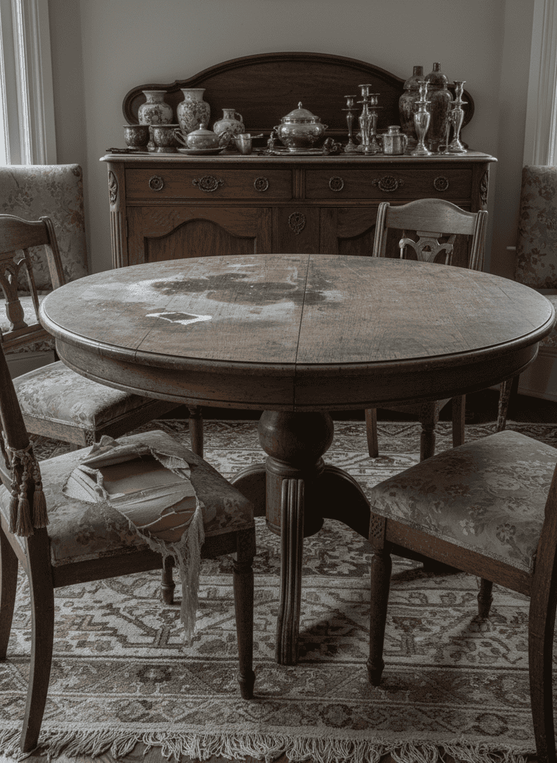 Worn, Scratched, or Damaged Furniture