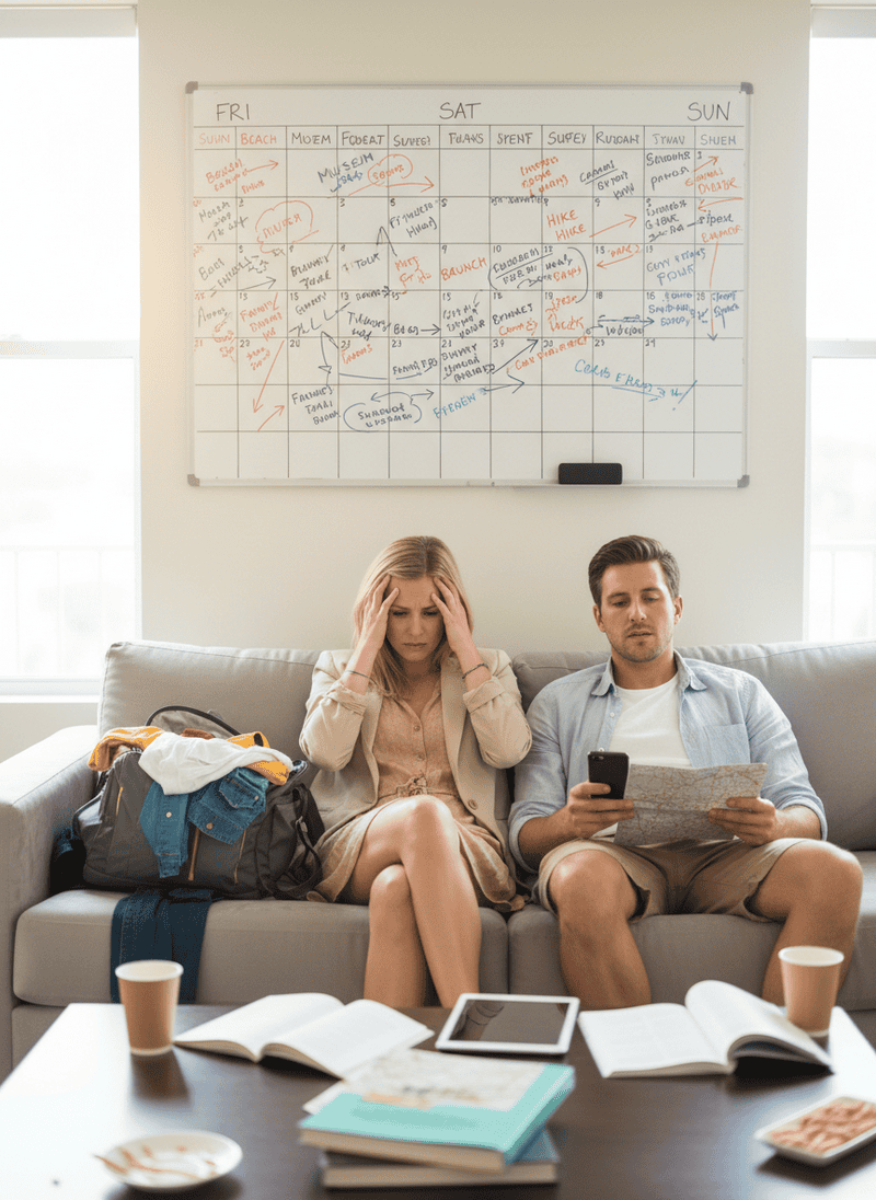 Over-scheduling Their Visit with Too Many Activities