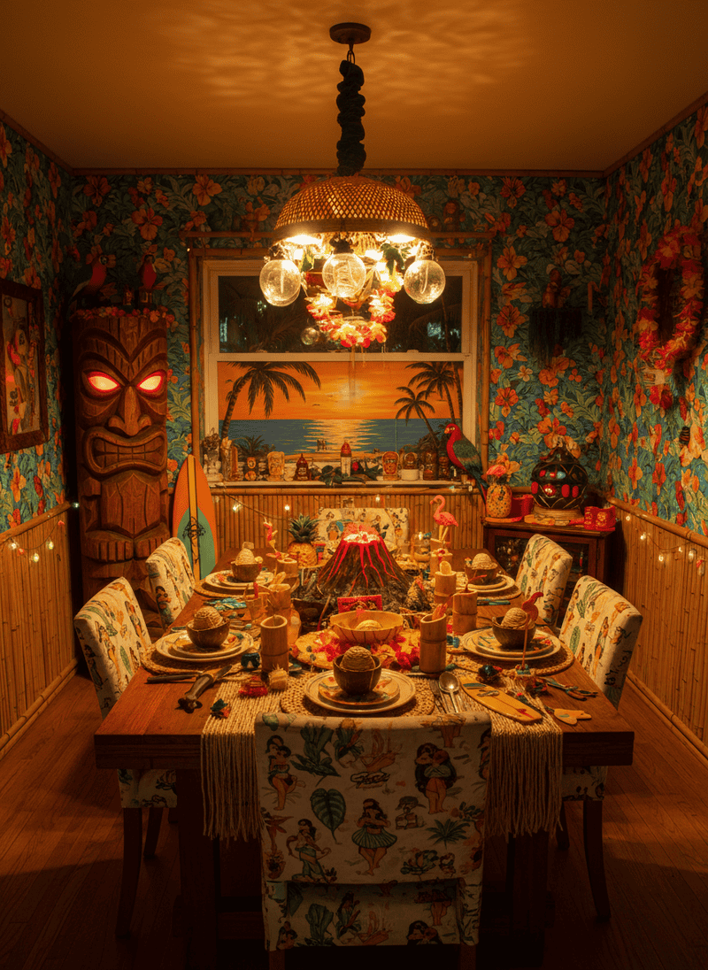 Overly Themed Dining Room Decor