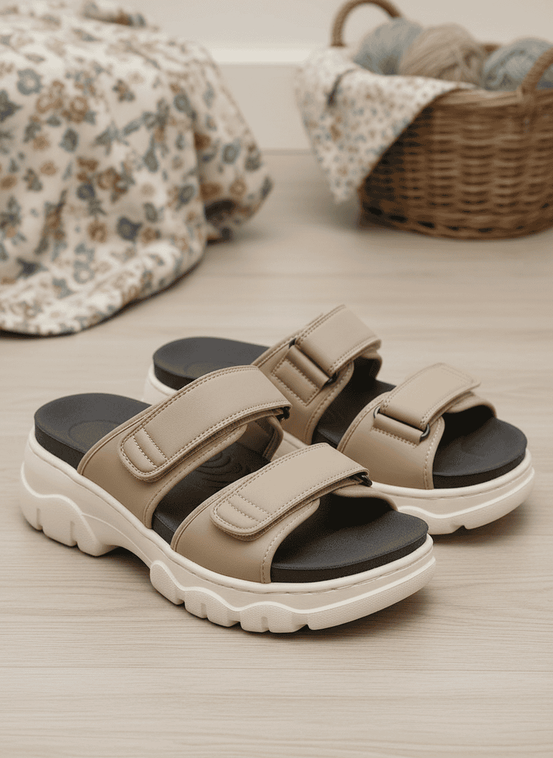 Unflattering 'Comfort' Sandals without Modern Design