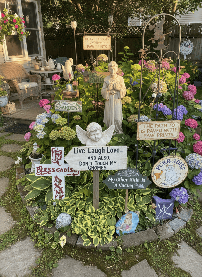 Abundance of Whimsical or Religious Signs