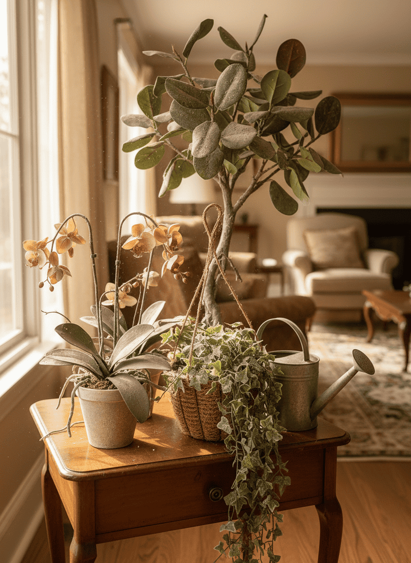 Dusty Silk Plants and Foliage