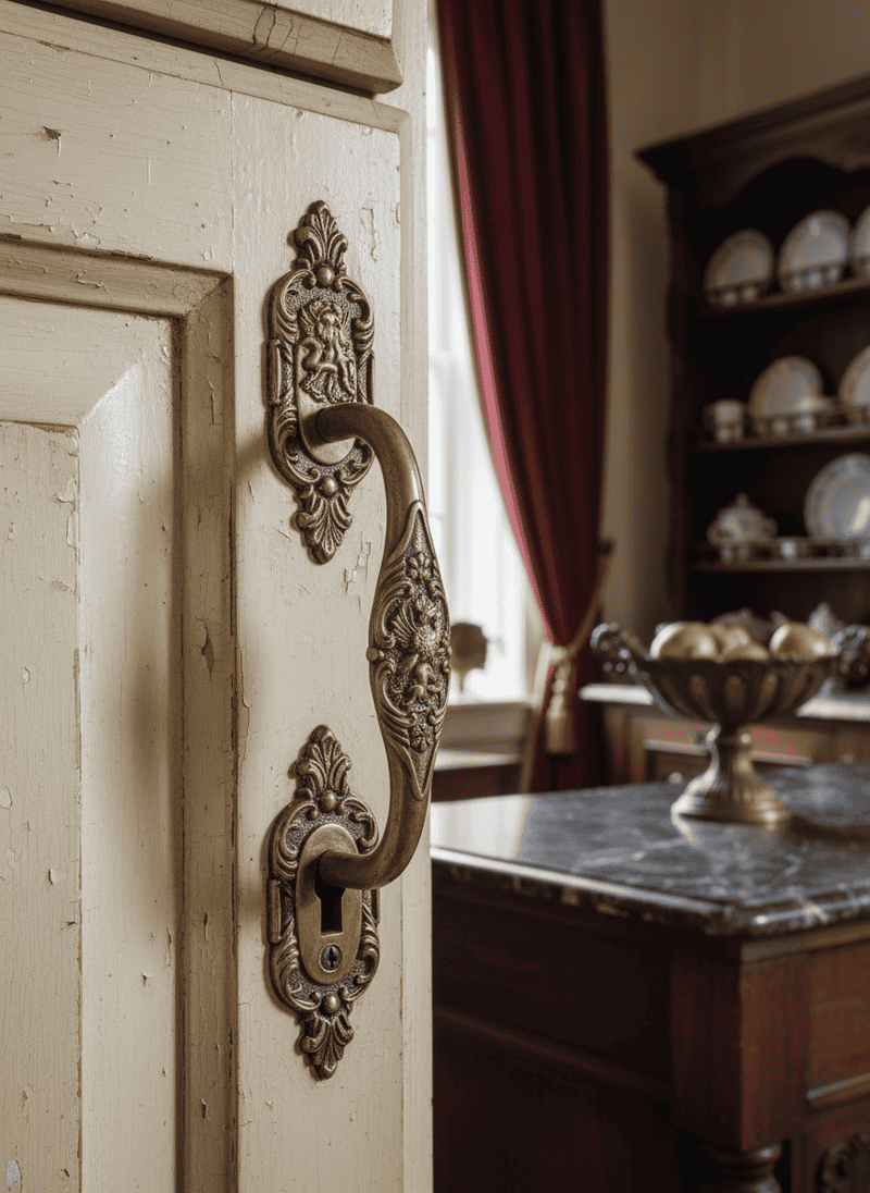 Ornate, Victorian-Style Hardware