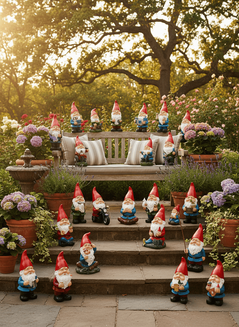Random Collection of Garden Gnomes
