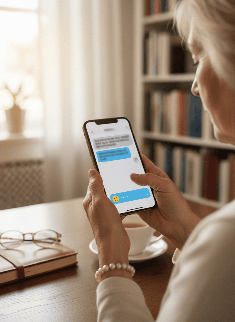 Texting Sensitive or Private Information