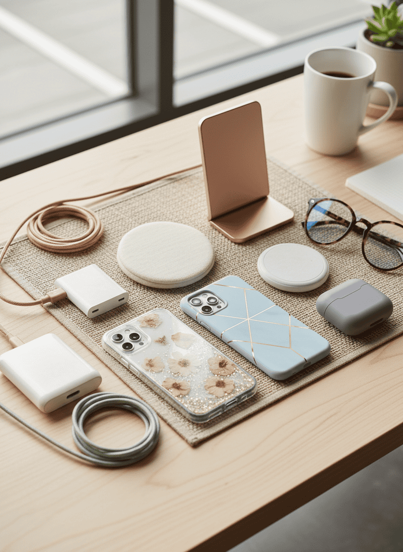Trendy Tech Accessories (Cases, Chargers)