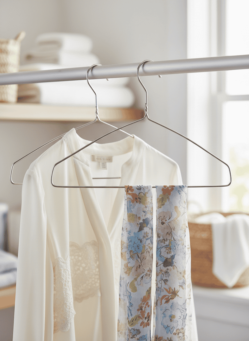 Using Wire Hangers for Delicate Items