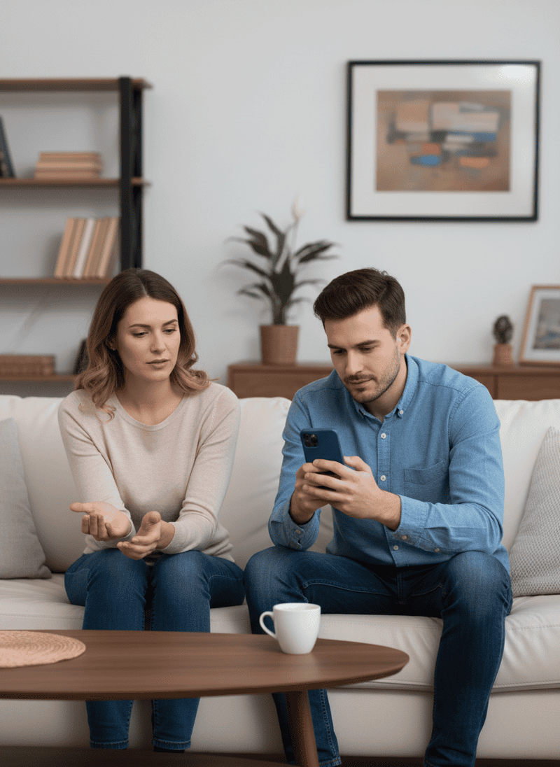 Using Your Phone Excessively During Conversations