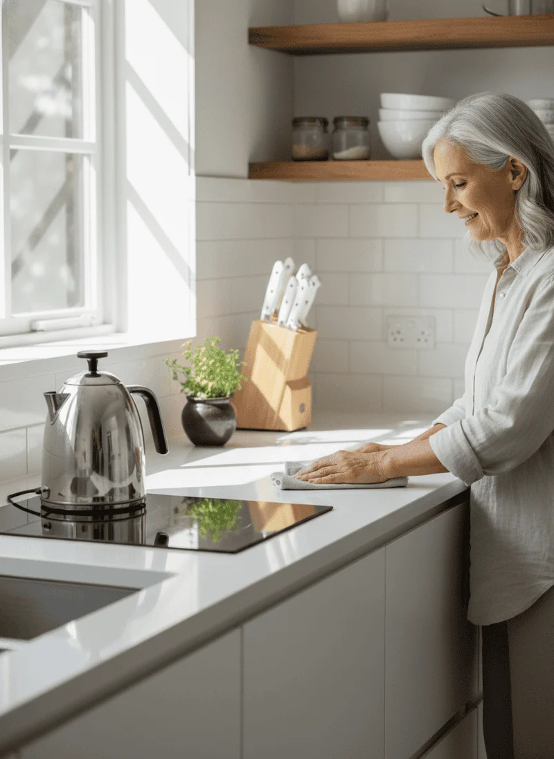 Decluttered Kitchen Counters