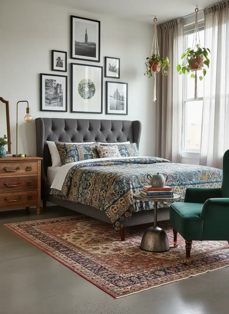 Eclectic Charm Bedroom