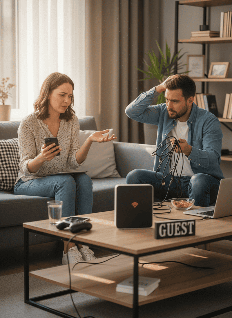 Forgetting to Provide Wi-Fi Access