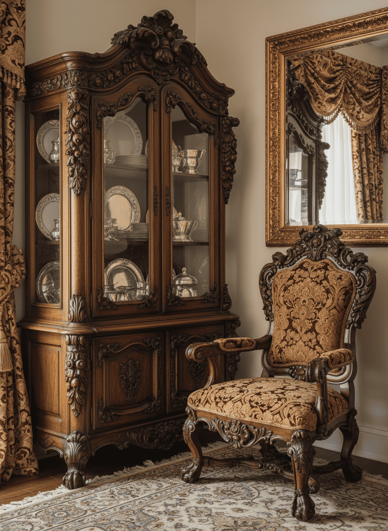 Heavy, Ornate Furniture
