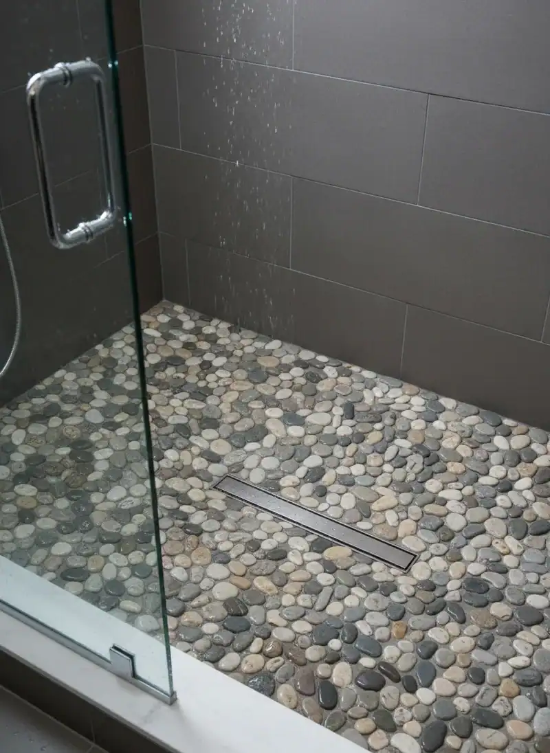 Pebble Stone Shower Floors