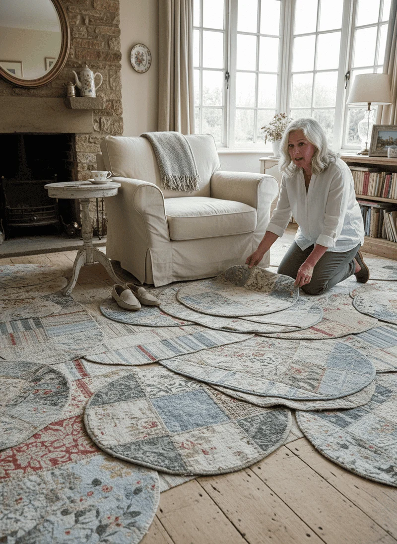 Using Too Many Small Rugs Instead of Area Rugs