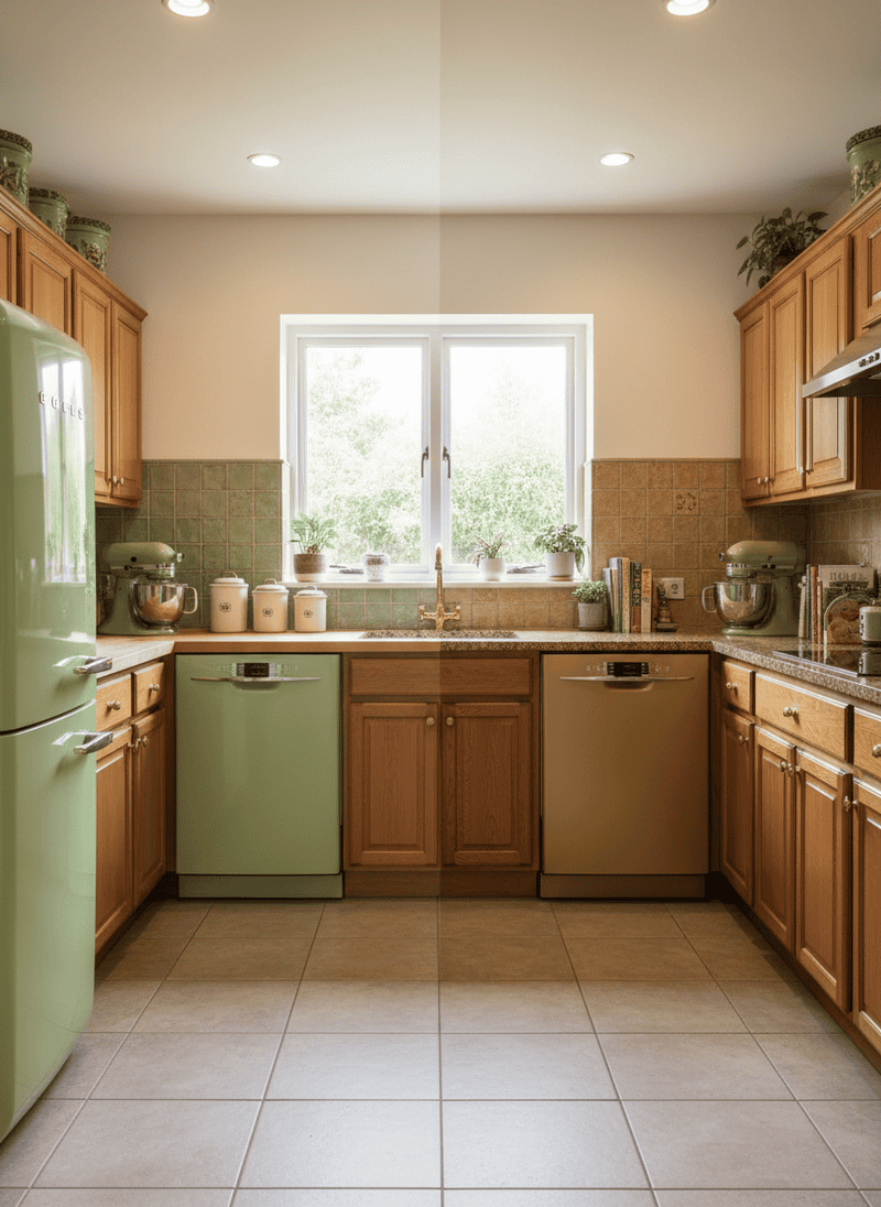 Avocado Green or Harvest Gold Appliances