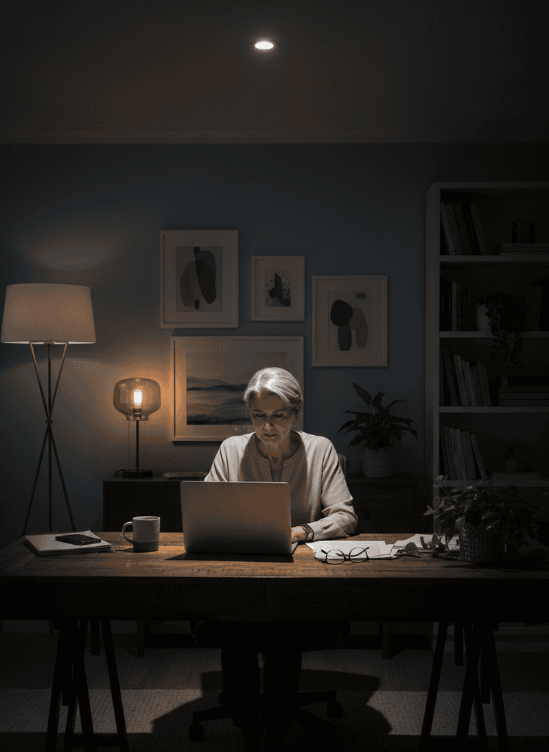 Inadequate or Harsh Overhead Lighting