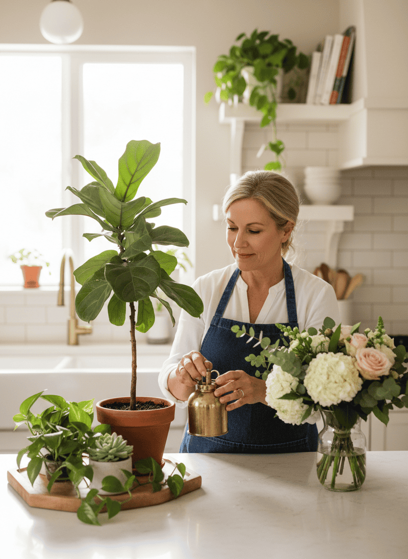 Revitalizing Indoor Plants and Floral Arrangements