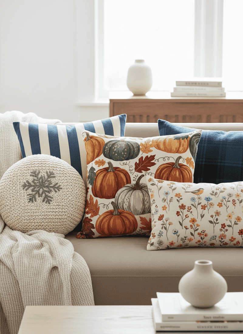 Seasonal Decorative Throw Pillows