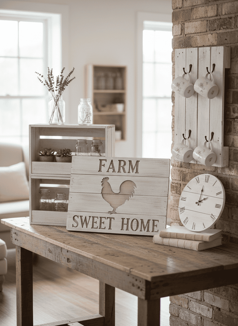 Whitewashed Pallet Wood Projects