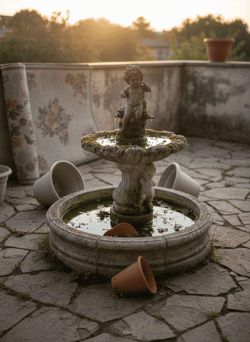 Neglected or Broken Water Features