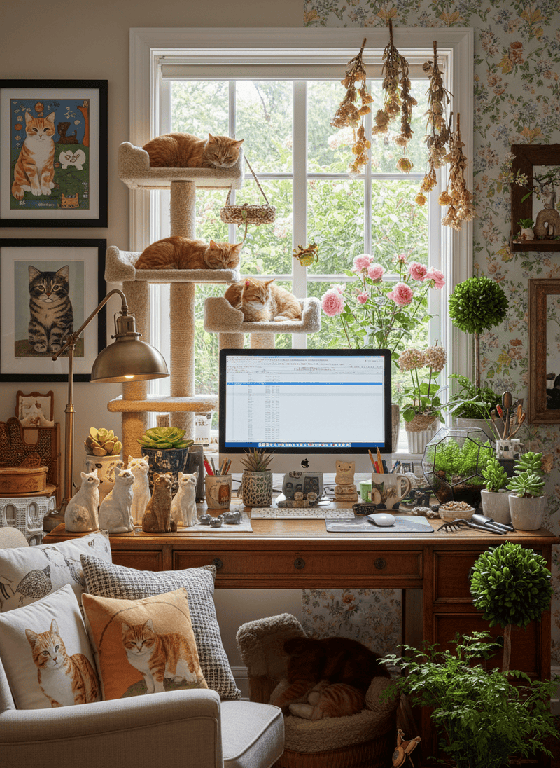 Overly Themed Decor (e.g., Cats, Gardens)