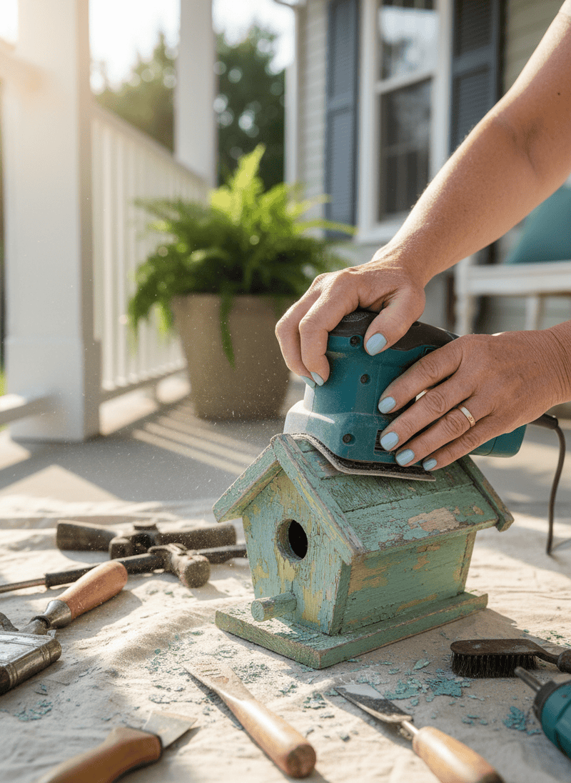 Removing Old, Chipped, or Faded Paint from Decor