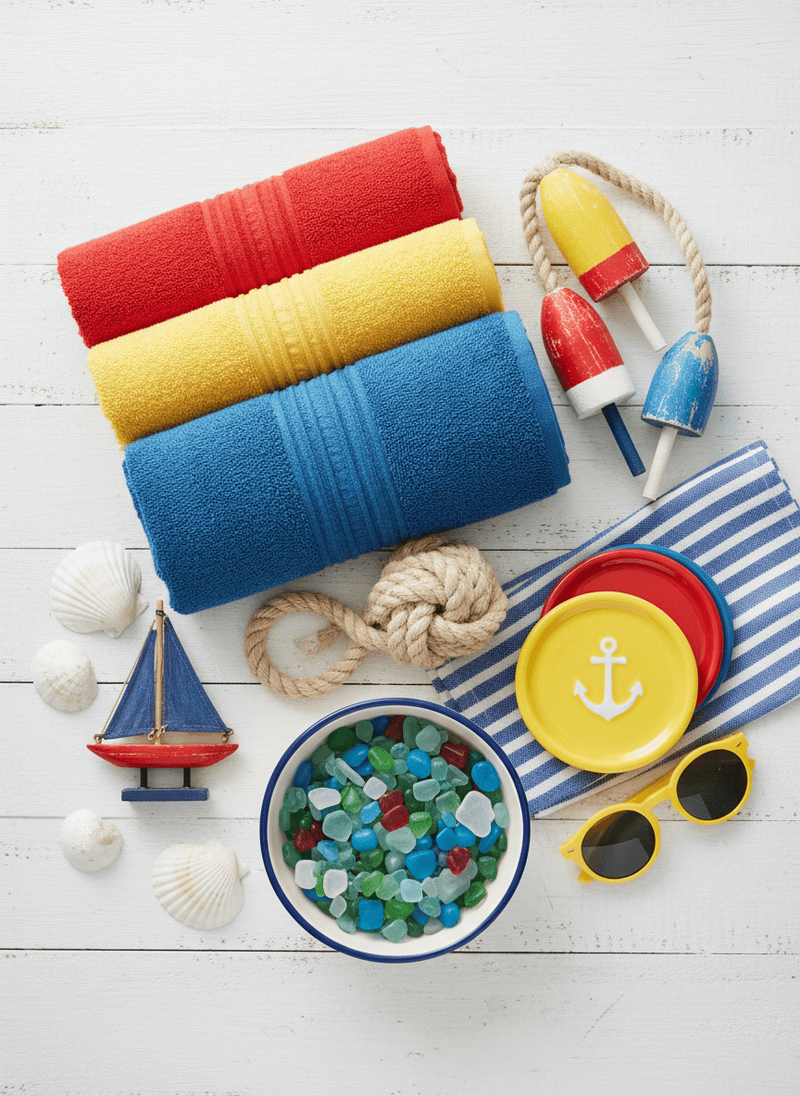 Choosing Bright, Primary Beach Colors
