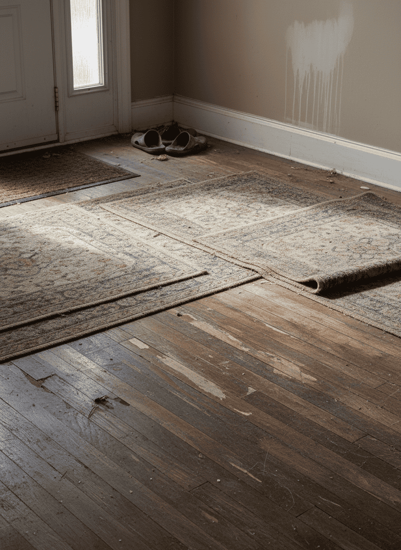 Poorly Maintained or Dingy Floors