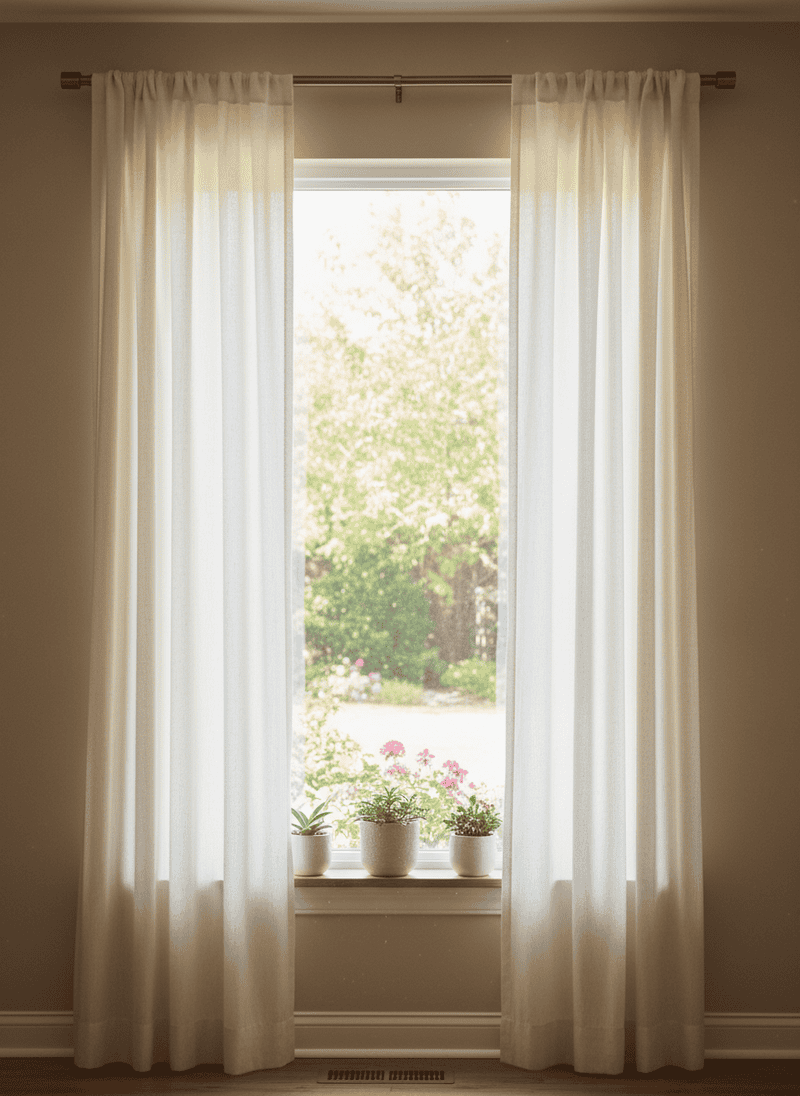 Too Narrow Curtains That Don't Cover the Window
