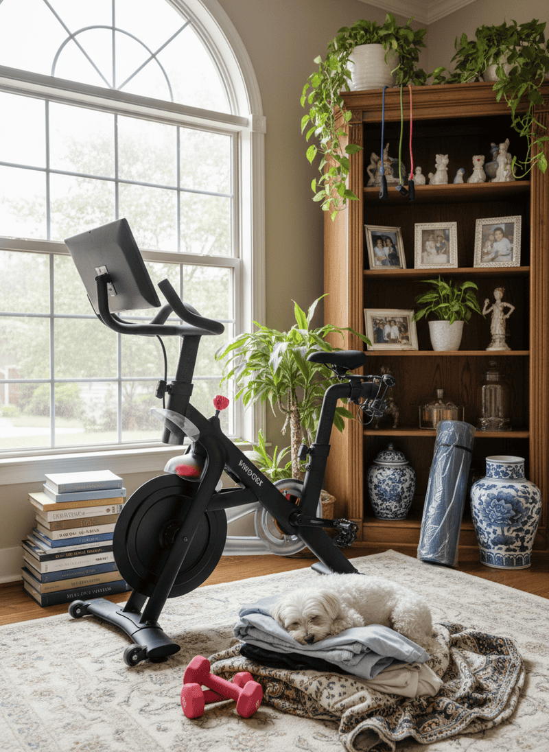 Unused Exercise Equipment in Living Spaces