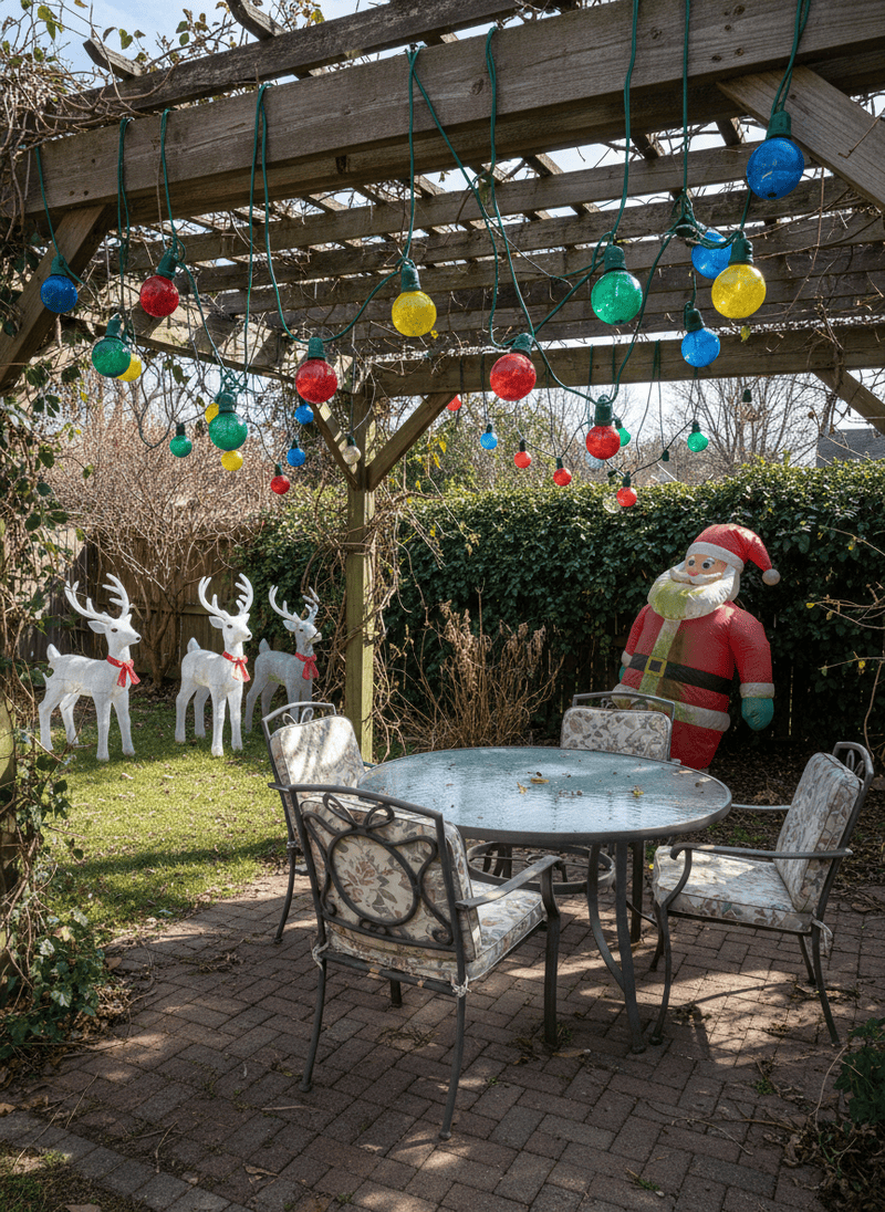 Christmas Lights Left Up Year-Round