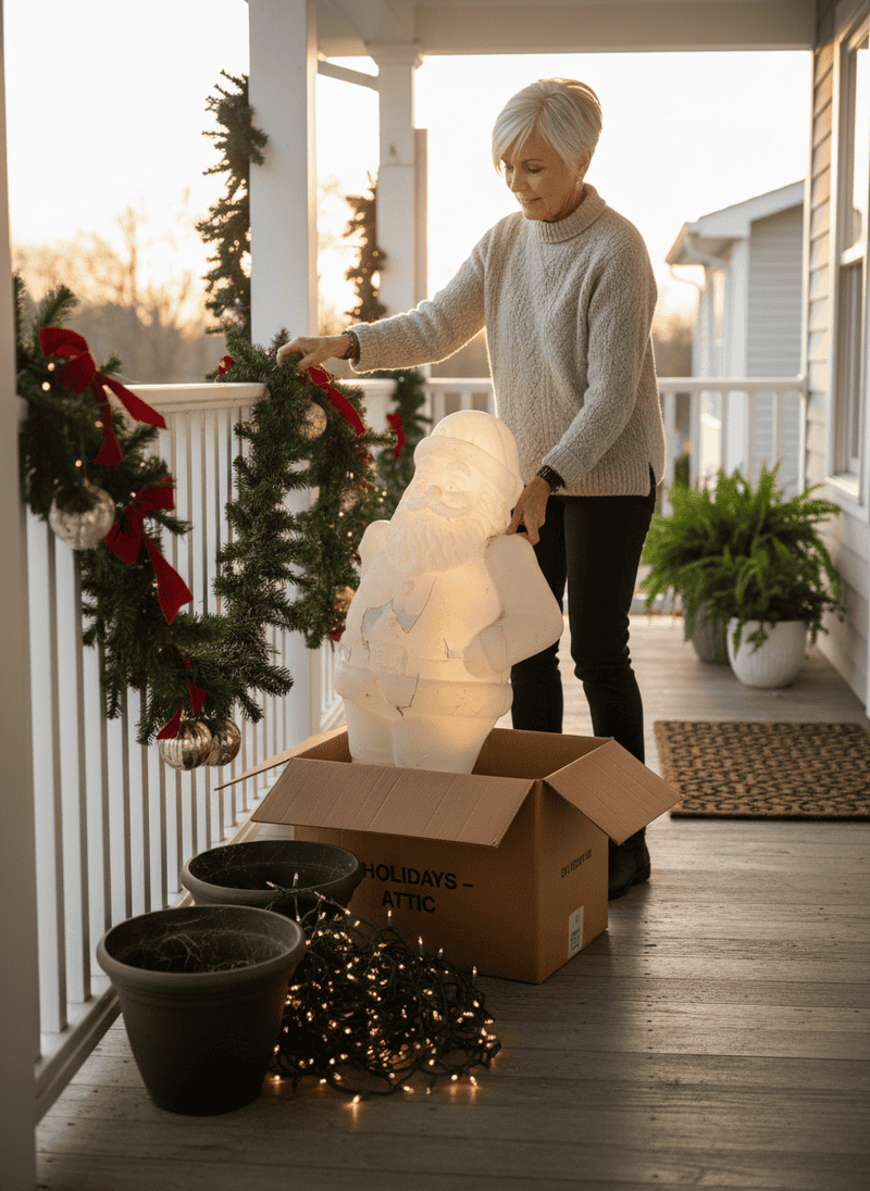 Ditching Holiday Decor Left Out Too Long