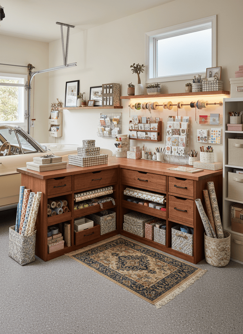 The Dedicated Gift Wrapping and Card Station