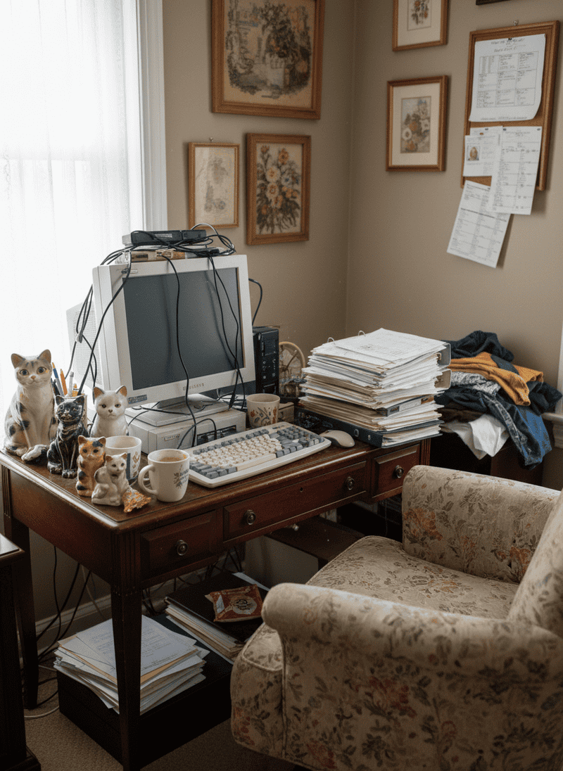 A Desk That's Too Small or Unfunctional