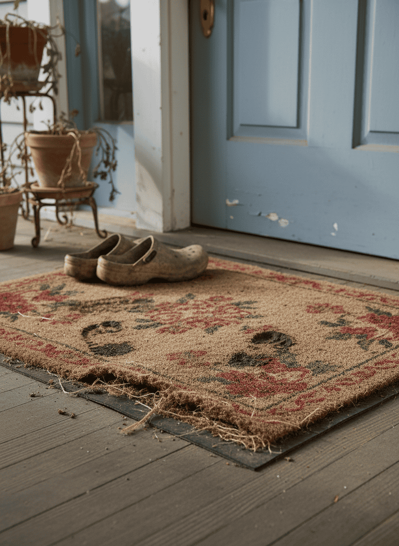 Cheap, Worn Welcome Mats