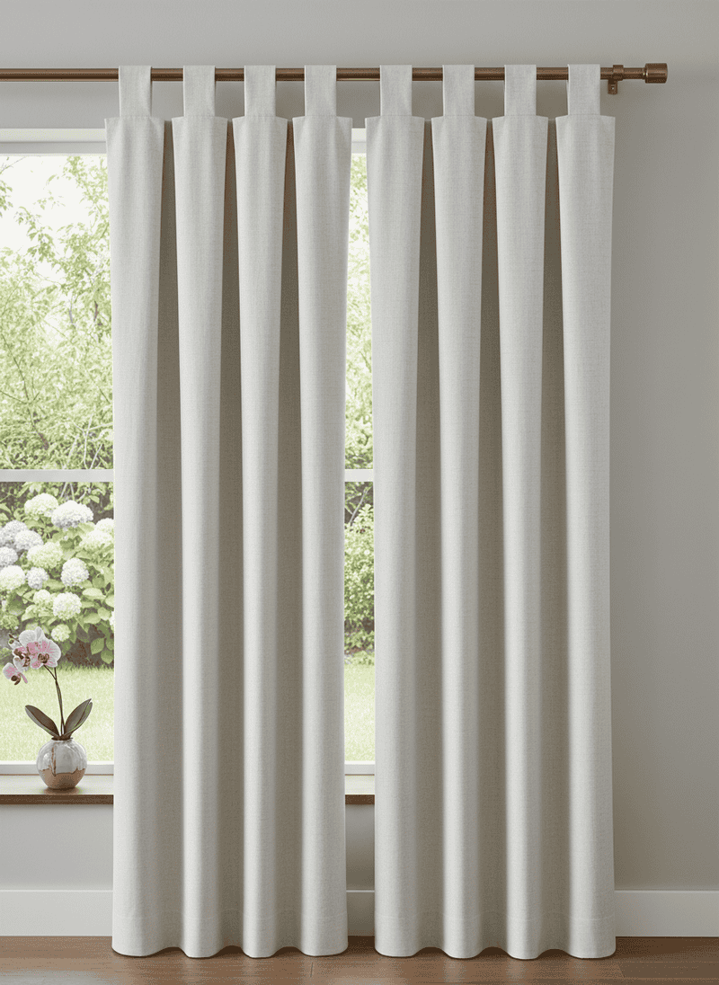 Curtains with Visible Headings or Tabs