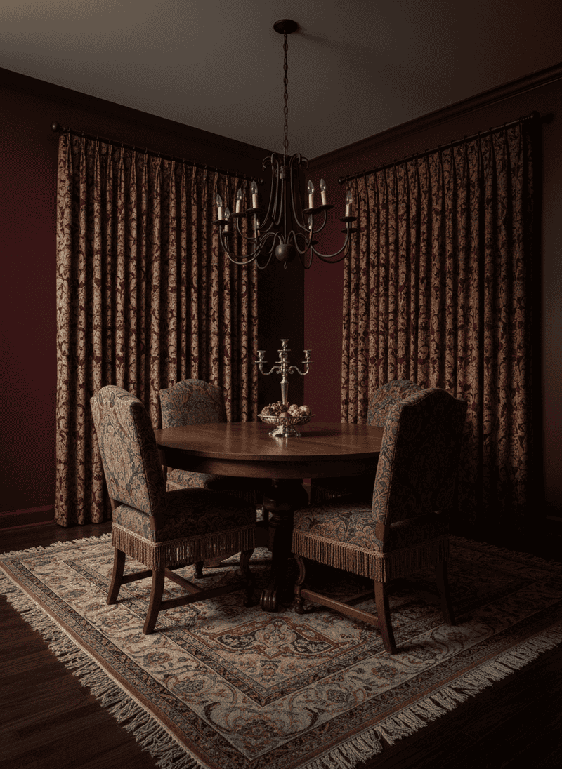 Dark, Enclosed Dining Spaces