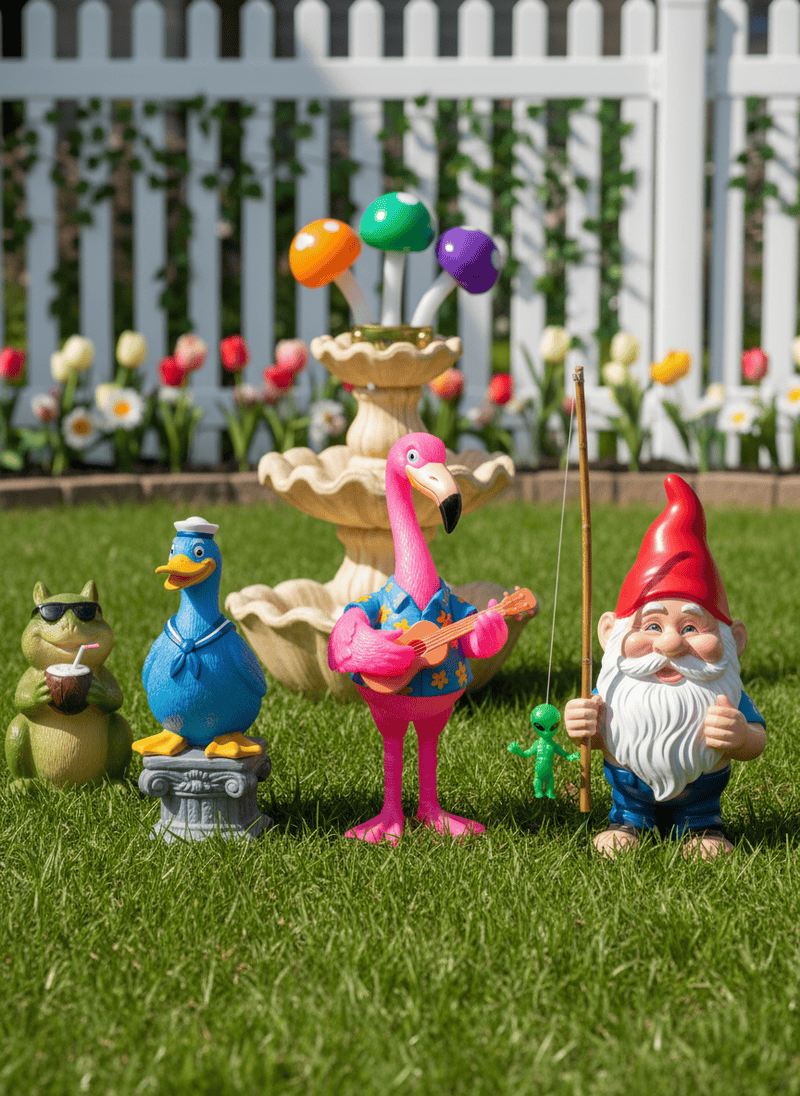 Plastic Novelty Lawn Ornaments