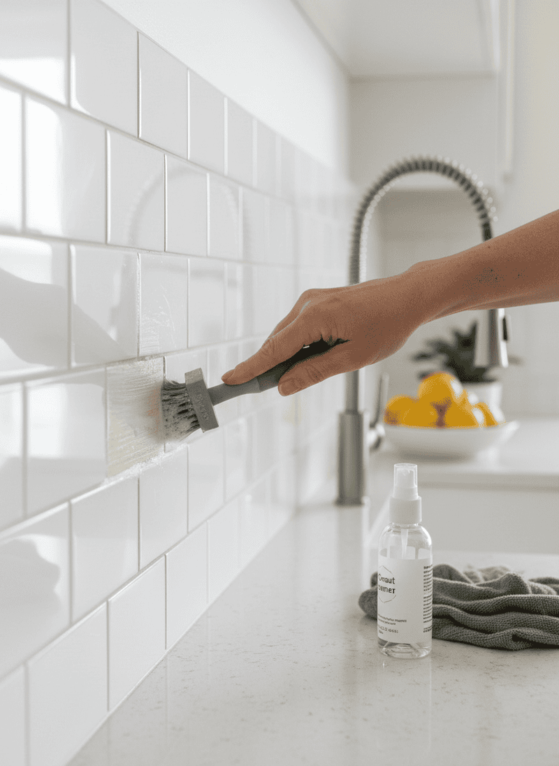 Restoring Discolored Grout Lines to Brightness