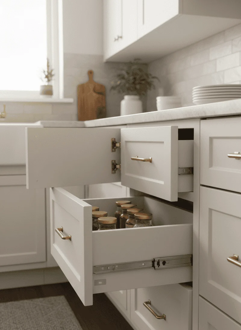 Soft-Close Cabinet Doors and Drawers