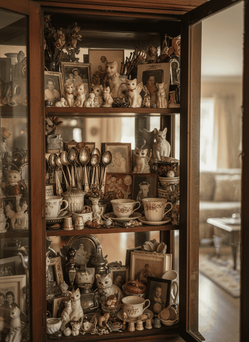 Overstuffed Curio Cabinets
