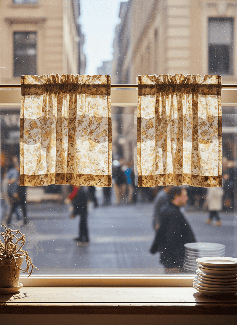 Short, Ill-Fitting Cafe Curtains